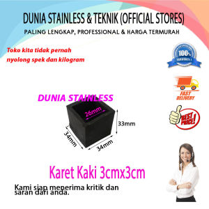 Karet Kaki 3cmx3cm