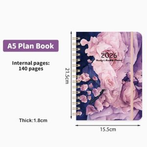 [SG Stock] Metal Coil Notebook | Multiple Pattern Design | Spiral Bound Journal | Office School Writing Pad Gift