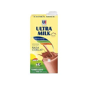 Ultra Cokelat Kemasan 1 Liter Susu UHT Rasa Cokelat