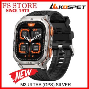 KOSPET TANK M3 | TANK M3 Ultra (GPS) Smart Watch 1.96-inch AMOLED For Men Military Rugged Bluetooth Call Waterproof WE SHIP FROM KUALA LUMPUR GENUINE MALAYSIA STOCK