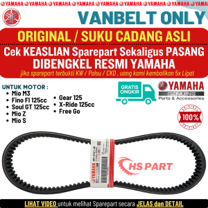 Vanbelt Mio M3 125 Original Vanbelt Fino 125 Original Vanbelt Mio Soul GT 125 Original Vanbelt Mio Z Ori Vanbelt Xride 125 Vanbelt Yamaha Xride 125 Ori Vanbelt Yamaha Freego Original Plus Roler Gemuk Original Yamaha Genuine Part