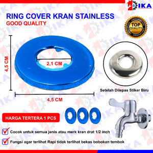Ring Penutup keramik untuk kran air / Penutup Kran Di tembok Keramik kran air ukuran 1/2"