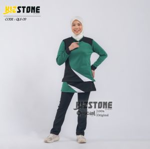 Setelan Olahraga Muslimah / Setelan Baju Senam Wanita / Sportwear
