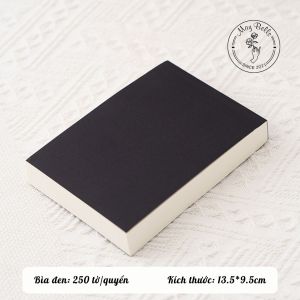 Sổ Tay Bỏ Túi Vintage Bìa Kraft A6 200 Trang Sổ Mini Tốc Ký Ghi Chép Nhanh Gọn Sổ Nháp Cầm Tay