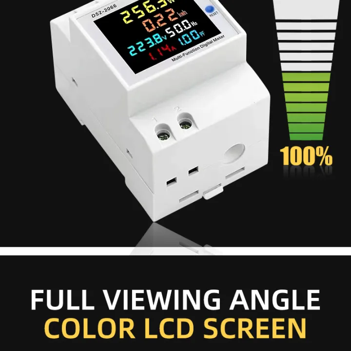 D52-2066%206IN1%20Din%20rail%20AC%20Monitor%20110V%20220V%20380V%20100A%20Voltage%20Current%20Power%20Factor%20Active%20KWH%20Electric%20energy%20Frequency%20meter%20VOLT%20AMP%20-%20Image%208