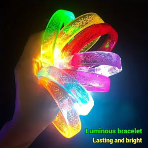 20PCS Wholesale LED Glow Glasses 5 Colors & Glow Bracelet 8 Colors Set Neon Party Concert Festival Event Gift