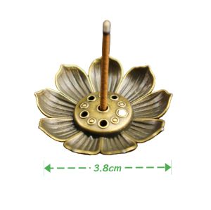 Đế Cắm Nhang Trầm Hương Không Tăm Hình Sen - Loại 3 lớp