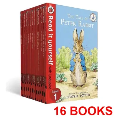 [SG Stock]Ladybird Read It Yourself 50 Books Complete Set Level 1‑4 Graded Reading Books