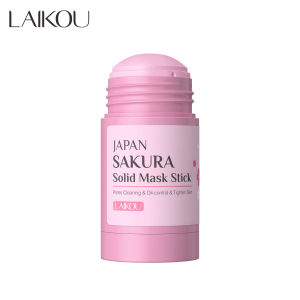LAIKOU Japan Sakura Solid Mask Stick Pores Cleaning Oil-Control Tighten Skin 40g