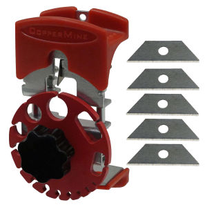 (ฟรี!!! ใบมีด5ชิ้น) เครื่องปอกสายไฟ เครื่องปอกสายไฟแบบใช้มือถือ ใบ มีด เครื่องปอก สายไฟ เครื่องปอกสายไฟทองแดง เครื่องปอกสายไฟมือถือ Handheld Wire Stripper เครื่องมือปลอกสายไฟ เครื่องปอกสายไฟแบบพกพา