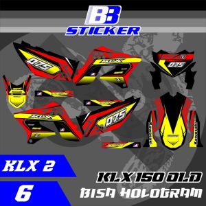 Striping KLX Lama Stiker KLX Lama KLX 150 SPAKBOR BELAKANG PENDEK  Klx  2
