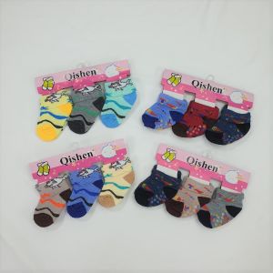 3 Pasang Kaos Kaki Bayi Laki-Laki 0-12 Bulan Kaos Kaki Anak Cowok