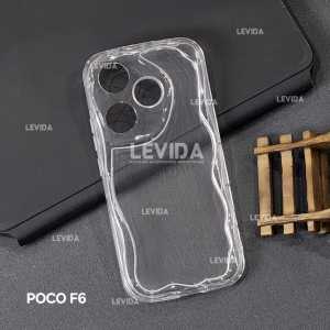 Case Melting Softcase Bening Silikon Wave Clear Case Poco F6 5G Poco M6 4G