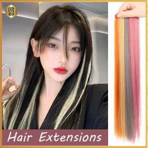 SIGVARD - Rambut sambung Palsu warna panjang lurus jepit hair extension ACC18