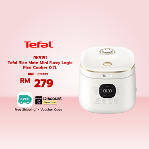 Tefal Rice Mate Mini Fuzzy Logic Rice Cooker 0.7L (RK5151)