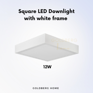 Premium Luz LED 12W 18W 24W Ceiling light | Surface Mounted Downlight | Goldberg Home