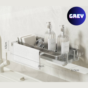 🇸🇬SG Ready Stock🇸🇬 Kitchen Sink Organizer Rack Drainage Tray Sponge Holder Faucet Storage Shelf Dishwashing Brush Soap Caddy Countertop Drying Basket Rack Holder