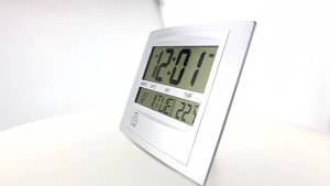 Large Screen Digital Alarm Clock Table Wall Clock Indoor Temperature Meter Calender ClockFast shipping