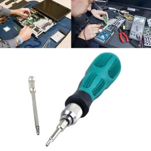 Comfortable 1/4 Screwdriver Handle Nonslip Firm Long Short Screw Driver Bit Replacement Holder Suitable for Electrician