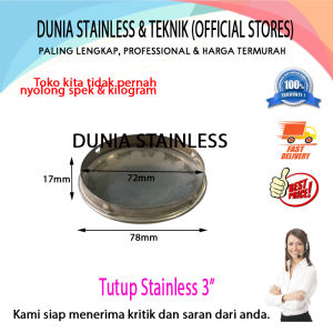 Tutup Stainless 3"