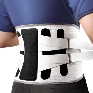 NEENCA Back Brace with 8 support belts for Lower Back Pain Relief Back Support Belt for Women & Men Lower Back Support with Large Area Aluminum Support Lower Back Brace for Herniated Disc Sciatica