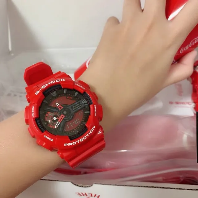 Jam Tangan Pria Wanita CasioGShock x COCA COLA LIMITED EDITION GA
