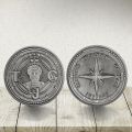 Cardinal Virtues Coin Stoic Challenge Coin Four Virtues Stoicism Medallion Daily Stoic Reminder Coin. 