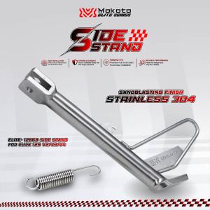MOKOTO ELITE SIDE STAND WITH SPRING SANDBLASTING FOR CLICK / MIO / AEROX / NMAX SIDE KICKSTAND FOR MOTORCYCLE