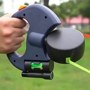 Automatic Retractable Dog Leash Dual Head Pet Traction Rope for Two Dog Walking Lead Leash Dog Adjustable Leash Pet Supplies