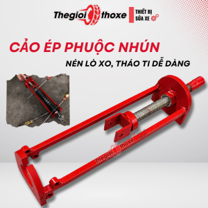 Cảo lò xo phuộc nhún xe máy (đỏ) - dụng cụ tháo lò xo phuộc sau chuyên dụng | Thế Giới Thợ Xe