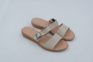 ShoeBest Womens " Claire " 008 Flat Sandals Slip-on Ladies Fashion Comfortable Casual Wear