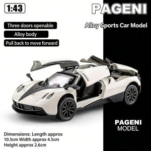 Vixplorn 1:43 Die Cast Model Car Alloy Racing Car Toy for Kids with Opening Doors Simulation Sports Car Toy