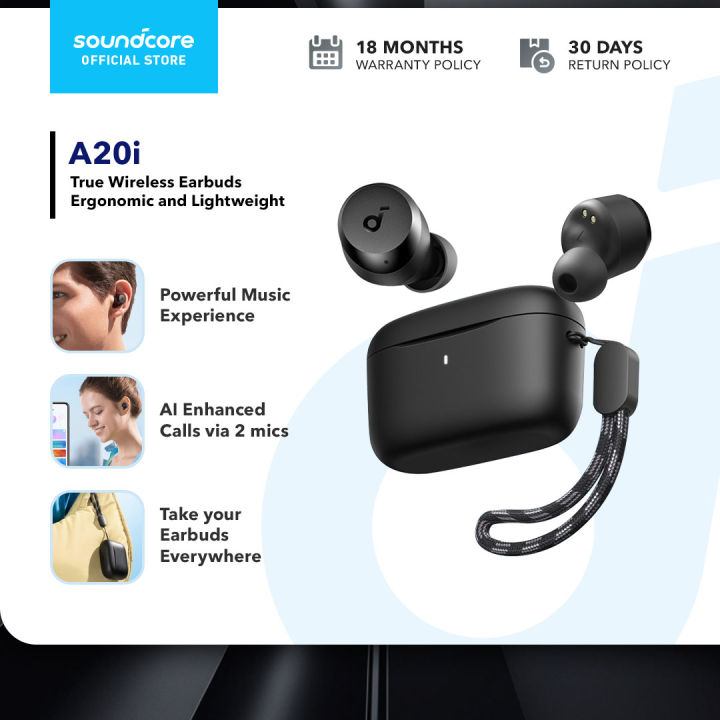 Soundcore by Anker A20i Bluetooth Earphones IPX5 BassUp EQ 28