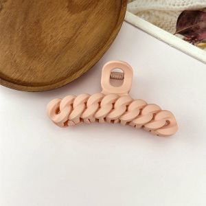 Jedai Jepit Rambut Jepitan Wanita Dewasa Model Kepang Jedai Salon Doff Jedai Panjang Jumbo Jepit Cakar Matte Motif Rantai Hair Claw Clip Women Aksesoris Fashion Gaya Korea Korea Thailand Premium Ori Original