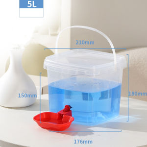 Pet Automatic Water Dispenser and PetFeeder 5L Large Capacity Pet Transparent Water Bottle