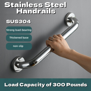 304 stainless steel Bathroom Grab Tub Toilet Handrail Grab Bar Shower Safety Handle Rack Towel Rack