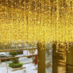 Lampu Raya 2024 4M LED Light 8 Modes Lampu LED Outdoor LED Lampu Starry String Fairy Light Hiasan Night Lamp