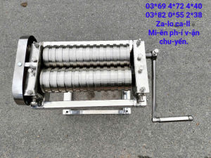Máy cắt bánh tráng trộn quay tay inox hoàn toàn