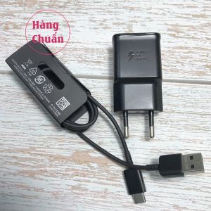 Bộ sạc nhanh dùng cho Samsung A50 (Cam Kết Sạc ZIN) (Adaptor Trắng nhám + Cable chuẩn type C) (Fast Charging)