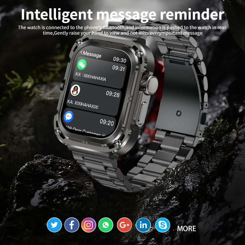 【HET REA】 Ny Z85 MAX Smart Watch 3 i 1 Herr Kvinnor Puls Blodtrycksövervakning Bluetooth-kompatibel Smartwatch Kompatibel för Android IOS Me_voghion.com