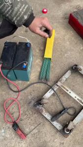100/60PCS Green Skin Carbon Steel Welding Rods for Strong and Reliable Welding