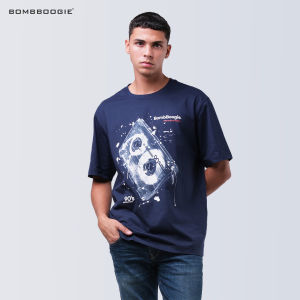 Bombboogie Kaos Pria Regular Valero Dark Navy 2.0 12F01B4DI