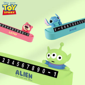 100% Authentic Disney Car Phone Number Display Plate Alien Lotso Winnie Stitch Car Parking Phone Number Temporary Hidden Car Mounts Parking Mobile Phone Number Plate Parking Sign Birthday Gift Car Accessories DSJ06