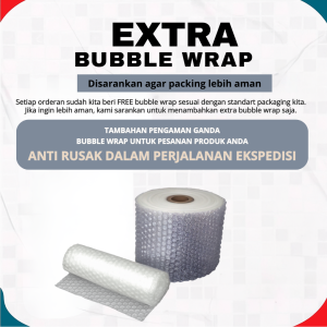 TAMBAHAN EXTRA BUBBLE WRAPPING / XTRA SAFE Bubble Wrap / Packing Aman dan Nyaman Bakoel Jawara