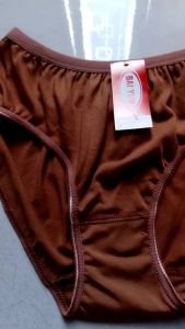 Celana Dalam wanita polos warna gelap ukuran M L XL 3L BAIYUN bahan kaos lembut