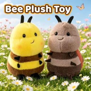 Little Bee Plush Toy Cute Soft Animal Plush Doll Cartoon Sleeping Pillow Doll for Kids Gifts