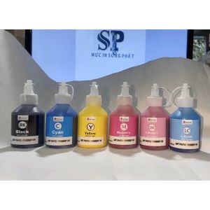 Bộ 6 chai mực dầu Pigment UV Epson 100ml