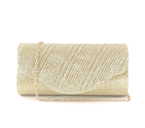 HOL High-grade light gold banquet bag light gold banquet bag wedding bridesmaid handbag dress bag hand purse