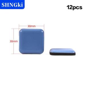 SHNGki 12-mảnh Bộ của chân trượt trượt miếng đệm đồ nội thất nhà Thanh trượt đồ nội thất Slide PTFE sàn vuông di chuyển miếng đệm bàn ghế chân