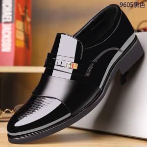 Korean Fashion Leather Shoes For Men Formal Wedding Shoes Business Casual Work Shoes#6222